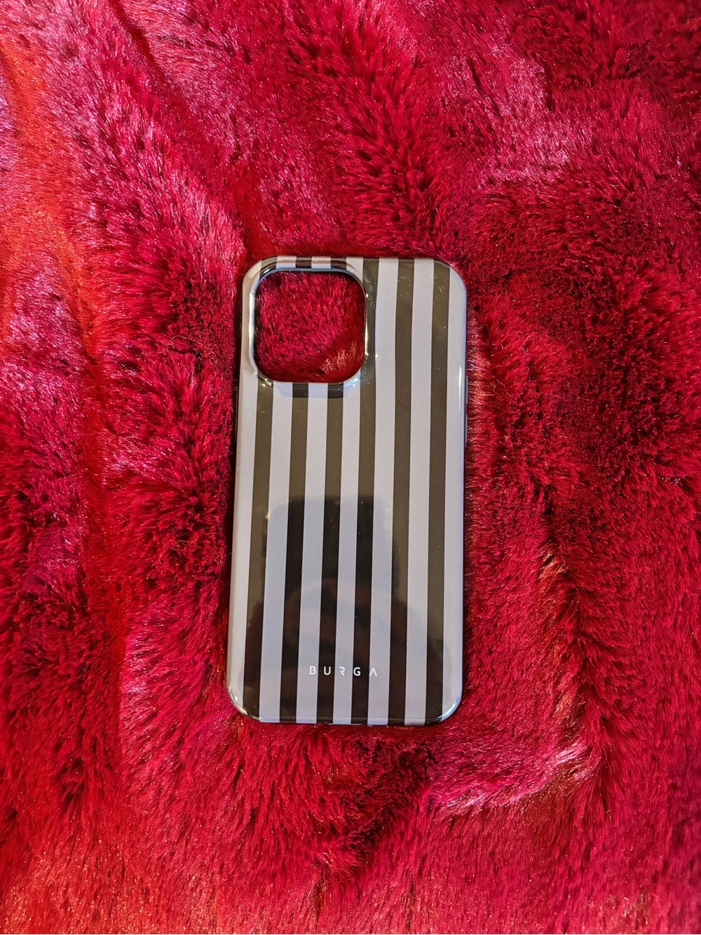 Burga Black Striped 14 Pro Max Phone Case